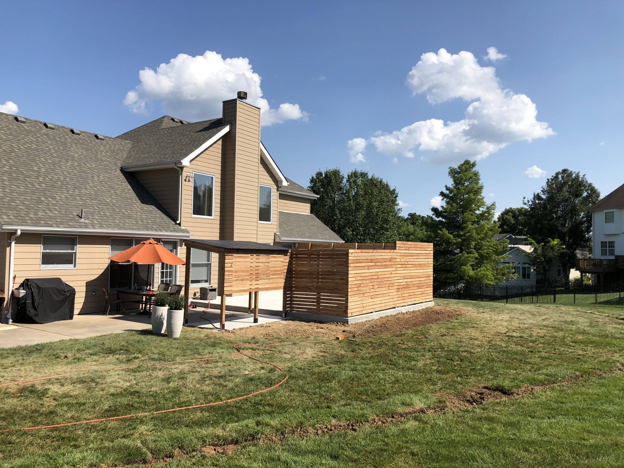 House and back patio